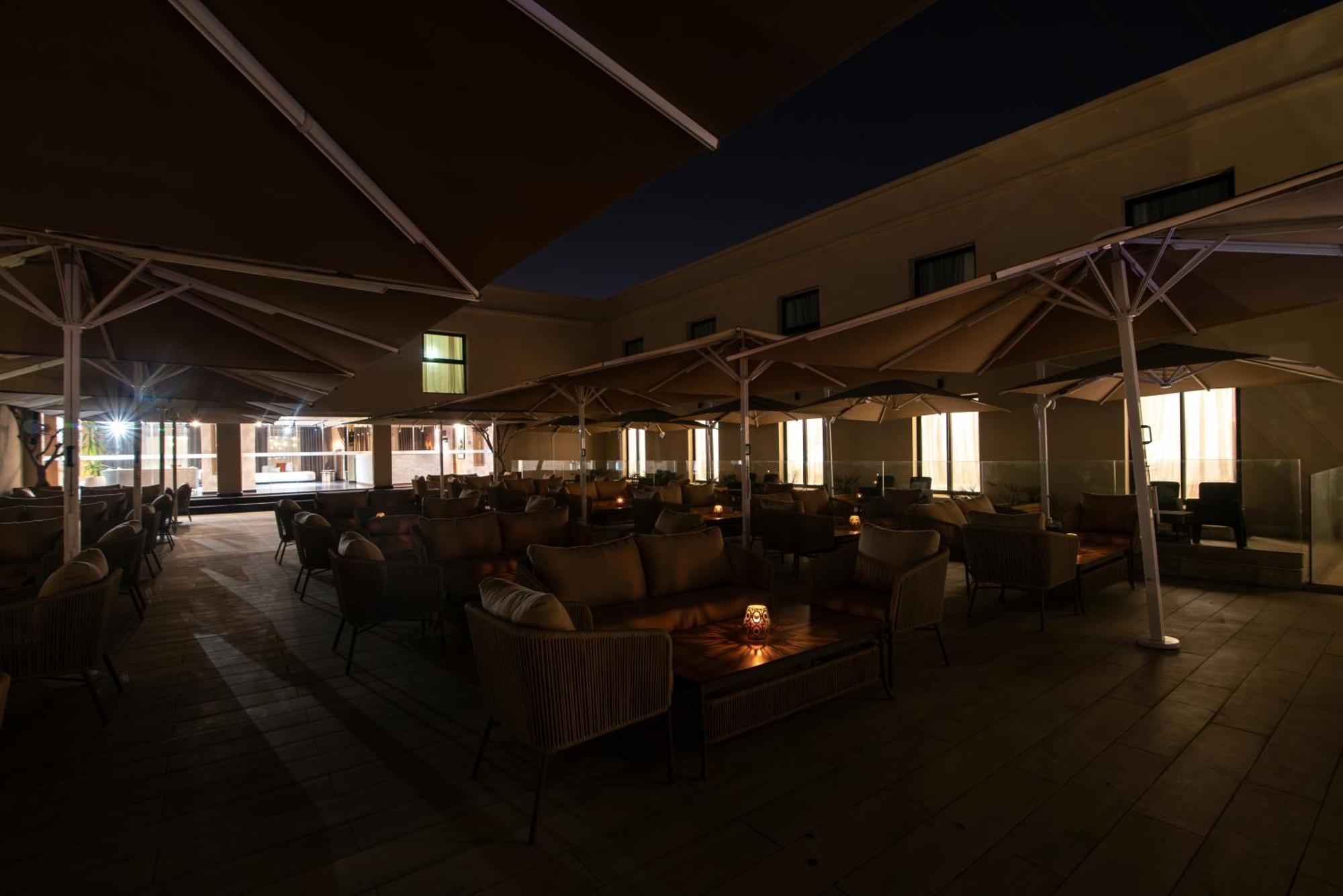 Dominium Palace Agadir Ngoại thất bức ảnh The terrace of the restaurant